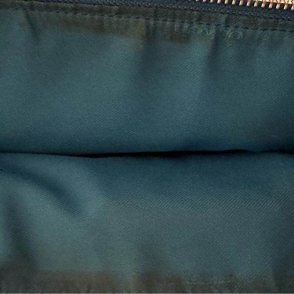 COACH 35500 Nylon/Leather Peacock Blue Tote/Shoulder Bag - Picture 13 of 13